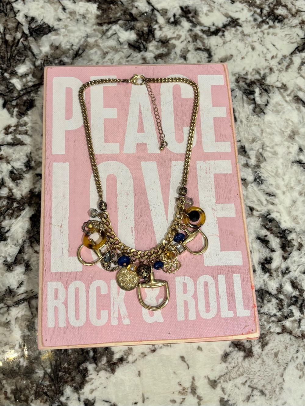 Western Horsebit Charm Necklace